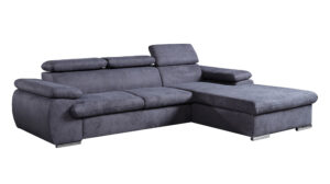 Ecksofa Mit Schlaffunktion Grau 284 X 196 Cm - in Günstige Ecksofas Mit Schlaffunktion