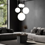 Hängelampe Esstisch Pendelleuchte Modern Wohnzimmerlampe Silber With Wohnzimmer Hängelampe Modern