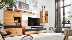 Interliving Wohnzimmer Serie 2021 - Wohnwand 44 03 Hh 86 for Holz Wohnwand