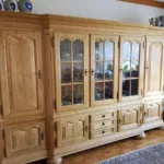 Wohnzimmerschrank Landhausstil, Eiche Hell Massiv, Sehr Guter Zustand Pertaining To Wohnzimmerschrank Landhausstil